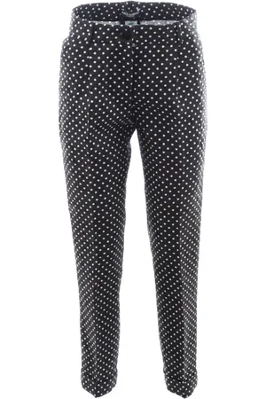 Dolce & Gabbana Spodnie, Kobieta, Czarny, S, Spodnie Chino