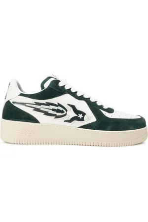 ENTERPRISE JAPAN Buty, Mężczyzna, Zielony, 42 EU, Zamsz, Trampki