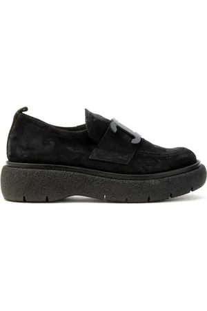 carmens Buty, Kobieta, Czarny, 38 EU, Zamsz, Sophie Chain Mokasyny - Czarne