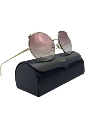 Cartier Pre-owned, Kobieta, brązowy, ONE SIZE, Pre-owned Metal sunglasses