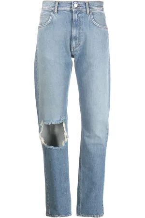 AMISH Jeansy, Mężczyzna, Niebieski, W31, Denim, Denim dżinsów Amiszów