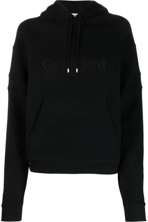 Saint Laurent Bluzy, Kobieta, Czarny, S, Bluza z logo