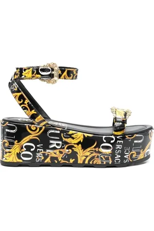 VERSACE Buty, Kobieta, Wielobarwność, 37 EU, Multi Colour Sandały