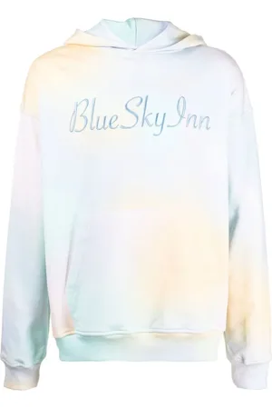 BLUE SKY INN Bluzy, Mężczyzna, Wielobarwność, S, Bawełna, Bluzy z kapturem