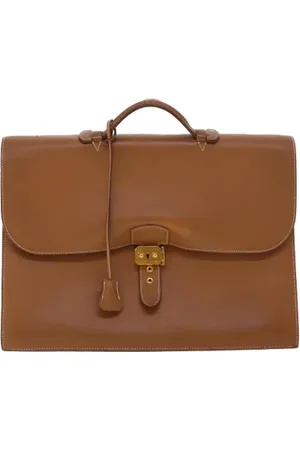 Hermès Pre-owned, Kobieta, brązowy, ONE SIZE, Pre-owned Leather briefcases