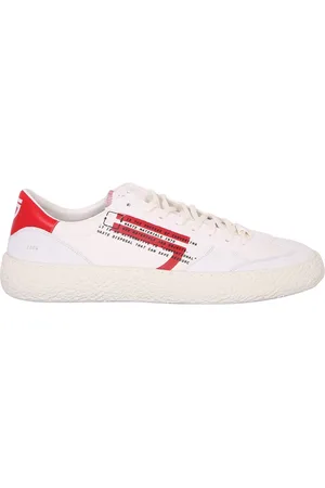 Puraai Buty, Mężczyzna, Biały, 39 EU, Białe Niskie Sneakersy z Wzorem Wiśni