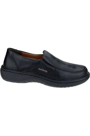 Mephisto Buty, Mężczyzna, Czarny, 40 EU, Mokasyny Jabal - Szeroki Krój