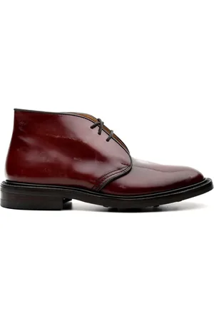 TRICKERS Buty, Mężczyzna, Czerwony, 42 EU, Burgundzkie Buty Cordovan