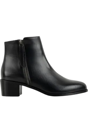 Bobbies Buty, Kobieta, Czarny, 39 EU, Skórzane buty