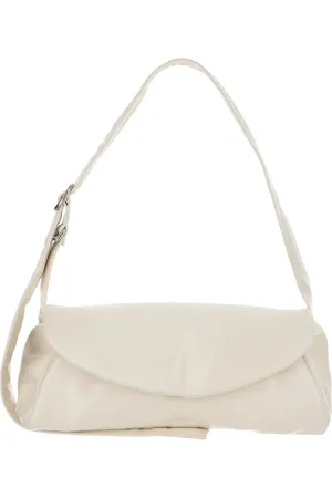 Jil Sander Torebki, Kobieta, Biały, ONE SIZE, Skóra, Skórzana torba z regulowanym uchwytem