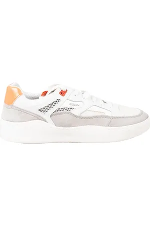 Geox Buty, Mężczyzna, Biały, 43 EU, Sneakersy z Zaokrąglonym Nosem