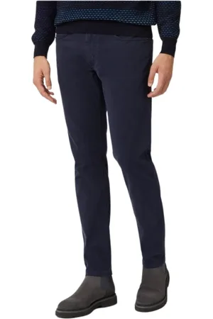 HARMONT&BLAINE Spodnie, Mężczyzna, Niebieski, XL, Spodnie Stretch 5-Kieszeniowe