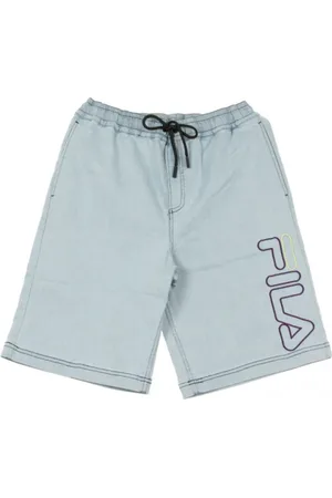 Fila Szorty, Mężczyzna, Niebieski, L, Denim, Korte Shorts