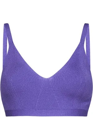 REMAIN Birger Christensen Koszulki, Kobieta, Fioletowy, S, Sleeveless Tops