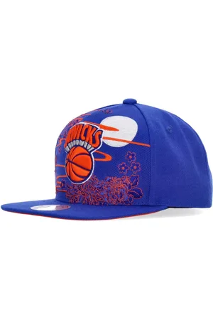 Mitchell & Ness Akcesoria, Mężczyzna, Niebieski, ONE SIZE, NBA CNY Snapback Czapka