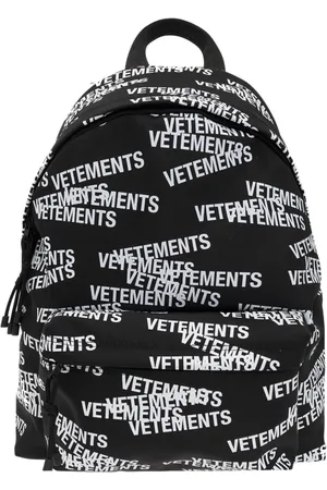 Vetements Torebki, Mężczyzna, Czarny, ONE SIZE, Nylon, Czarny Plecak z nylonu