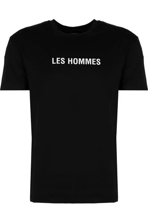 Les Hommes Koszulki, Mężczyzna, Czarny, M, T-shirt