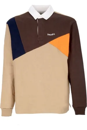 Huf Koszulki, Mężczyzna, brązowy, L, Koszulka Polo