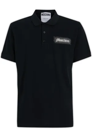 Moschino Koszulki, Mężczyzna, Czarny, S, Klasyczny Polo