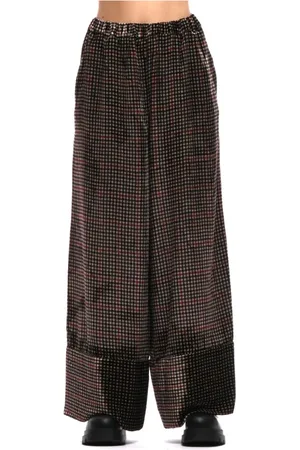 PIERRE-LOUIS MASCIA Spodnie, Kobieta, Czarny, S, Wide Trousers