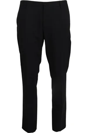 Dolce & Gabbana Spodnie, Mężczyzna, Szary, 2XL, Spodnie z Logo