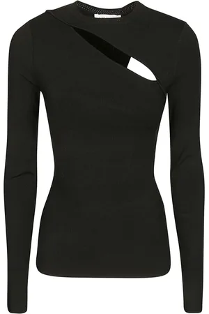 Victoria Beckham Koszulki, Kobieta, Czarny, 2XS, Asymetryczna Sukienka z Krojem