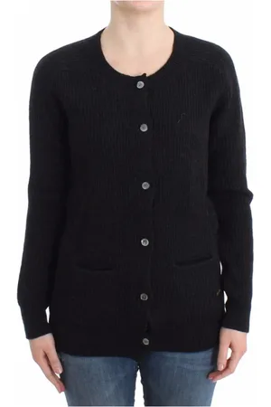 John Galliano Swetry, Kobieta, Czarny, M, Nylon, Czarny wełniany sweter