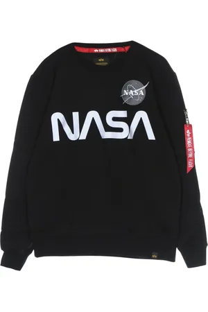 Alpha Industries Bluzy, Mężczyzna, Czarny, S, Swetry