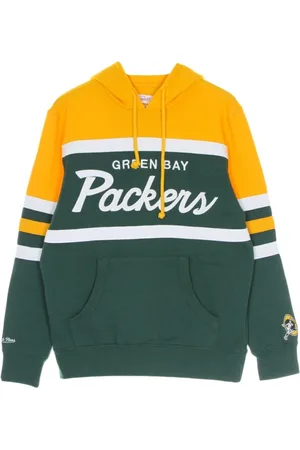 Mitchell & Ness Bluzy, Mężczyzna, Zielony, S, Bluza z kapturem