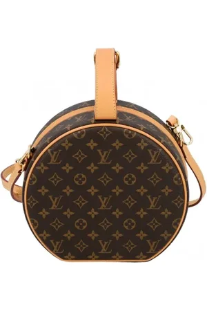 LOUIS VUITTON Pre-owned, Kobieta, brązowy, ONE SIZE, Używany Brązowy Plandeka Louis Vuitton Pudełko na Kapelusz