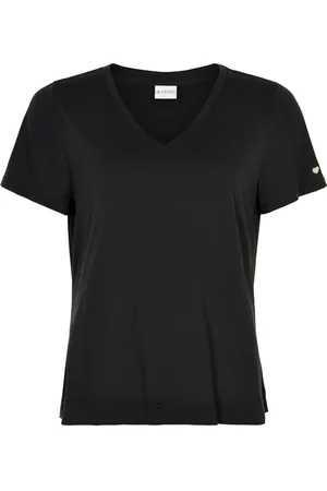 In Front Koszulki, Kobieta, Czarny, S, Nina T-shirt V-Neck 14919