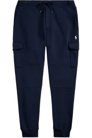 Ralph Lauren Spodnie, Mężczyzna, Niebieski, L, Bawełna, Spodnie dresowe cargo