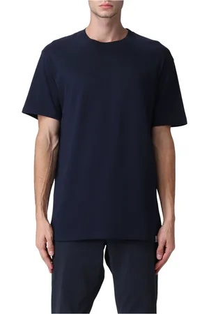Paolo Pecora Koszulki, Mężczyzna, Niebieski, L, T-Shirts