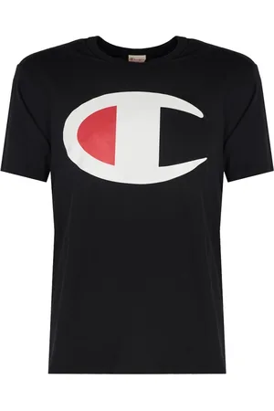 Champion Koszulki, Kobieta, Czarny, L, T-Shirt