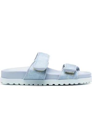 Gia Borghini Buty, Kobieta, Niebieski, 37 EU, Denim, Klapki