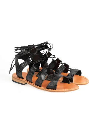BALDININI Buty, Kobieta, Czarny, 36 EU, Rzymskie Sandały