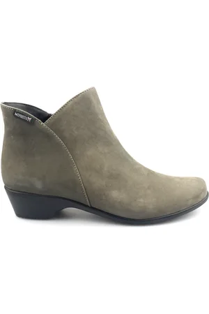 Mephisto Buty, Kobieta, Szary, 36 EU, Nubukowy Botek w Kolorze Pewter Grey