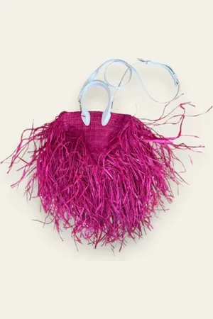 Jacquemus Pre-owned, unisex, Różowy, ONE SIZE, Pre-owned Raffia handbags