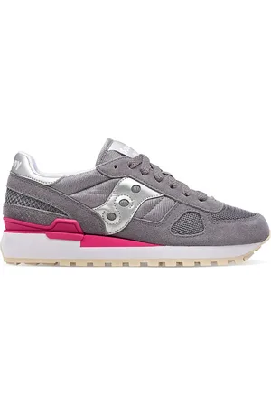 Saucony Buty, Kobieta, Szary, 36 EU, Nylon, Wygodne sneakersy z wyściełanym kołnierzem i językiem