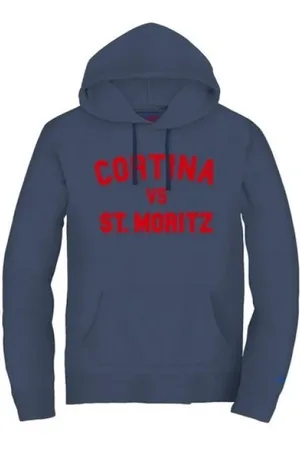 MC2 SAINT BARTH Bluzy, Mężczyzna, Niebieski, L, Bluzy z kapturem