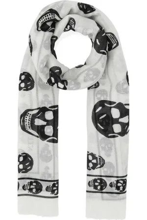 Alexander McQueen Akcesoria, Kobieta, Wielobarwność, ONE SIZE, Szalik Foulard Damski - Zimowy Dodatek Modowy