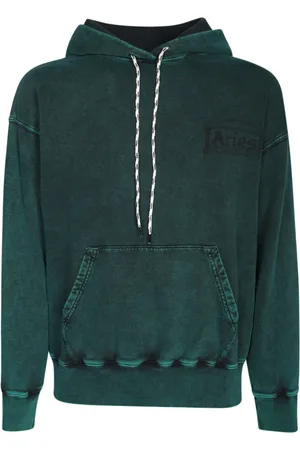 ARIES Bluzy, Mężczyzna, Zielony, XS, Zielony Bluza z Logo