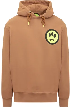 BARROW Bluzy, Mężczyzna, brązowy, S, Bawełna, Bluza z kapturem