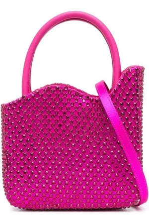 LE SILLA Torebki, Kobieta, Różowy, ONE SIZE, Gilda Zdobiona Mini Torba