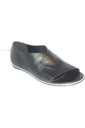 HALMANERA Buty, Kobieta, Czarny, 36 EU, Czarne Skórzane Buty
