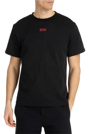 GCDS Koszulki, Mężczyzna, Czarny, S, T-shirt