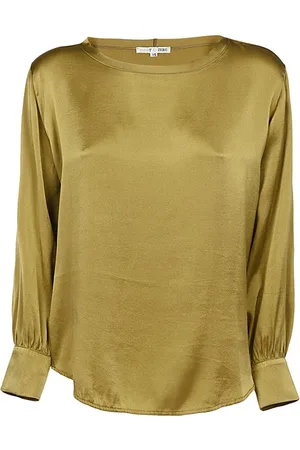 Zero C Bluzki, Kobieta, Zielony, S, Blouses
