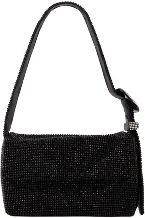 BENEDETTA BRUZZICHES Torebki, Kobieta, Czarny, ONE SIZE, Vitty Mignon Pleciona torebka na ramię