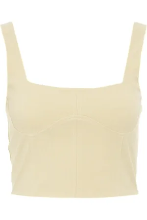 Jucca Koszulki, Kobieta, Żółty, S, Sleeveless Tops