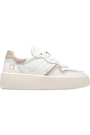 D.A.T.E. Buty, Kobieta, Biały, 36 EU, Skóra, Sneakersy